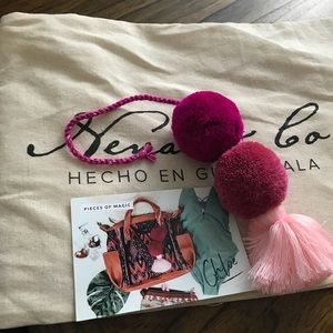 NWT Nena and Co Chloe Pom tassel
